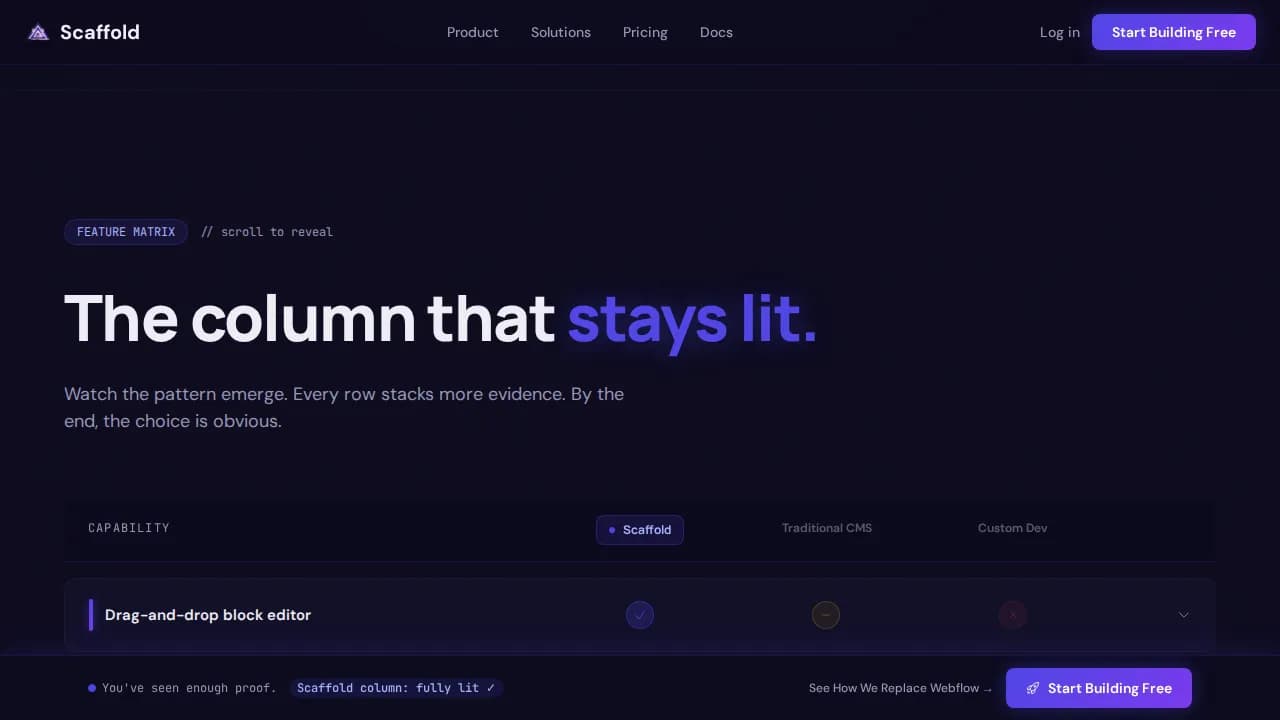 Builder — Powerful Headless CMS Landing Page Template