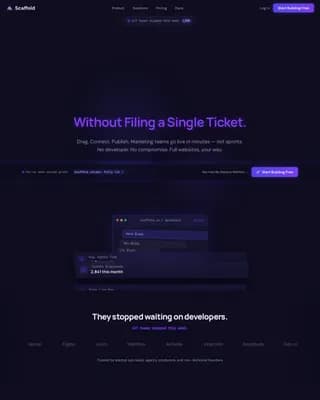 Builder — Powerful Headless CMS Landing Page Template
