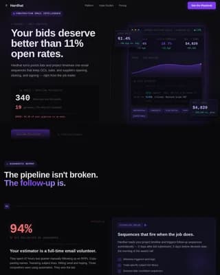 Forge — Strategic Construction Outreach Landing Page Template
