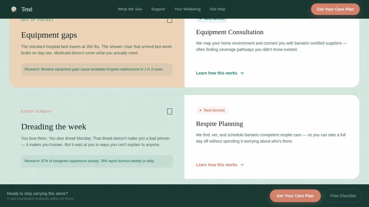 Champion — Empathetic Metabolic Support Landing Page Template