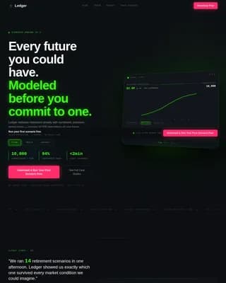 Wealth Advisory App Download Website Template