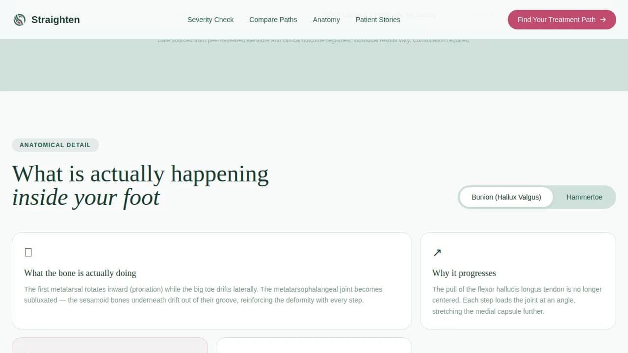 Align — Specialist Foot Care Landing Page Template