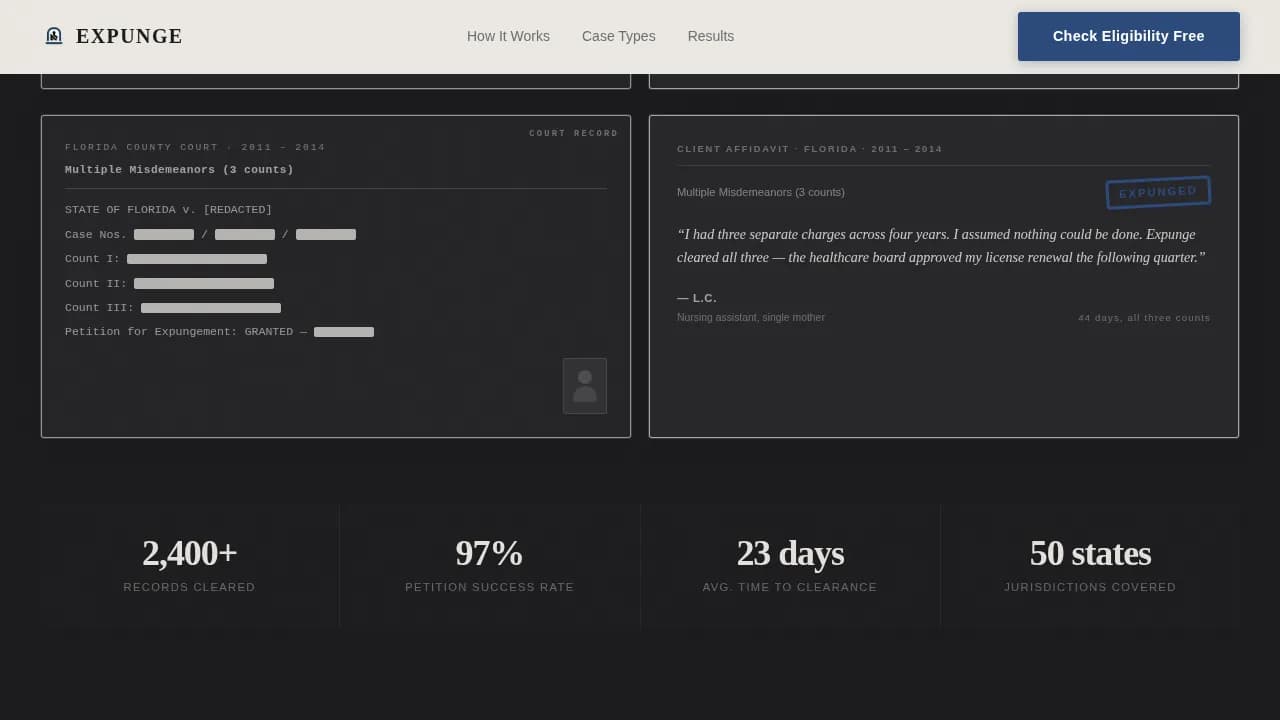 Restore — Criminal Justice Lawyer Landing Page Template