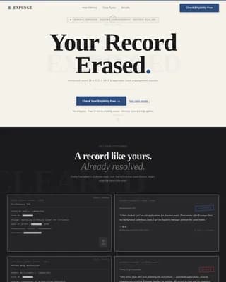 Restore — Criminal Justice Lawyer Landing Page Template