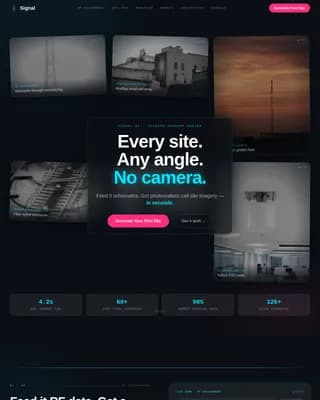 Transmit — AI Carrier Infrastructure Landing Page Template