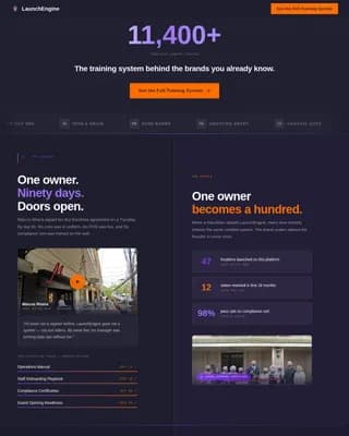 Scale — Turnkey Enterprise Academy Landing Page Template