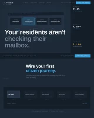 Govstack — Powerful Government Solutions Landing Page Template