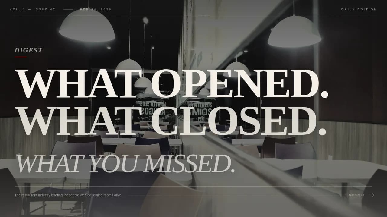 Digest — Curated Restaurant Insights Landing Page Template