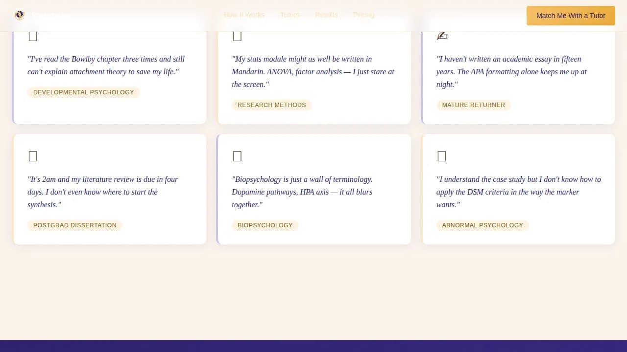 Synapse — Advanced Psychology Coaching Landing Page Template