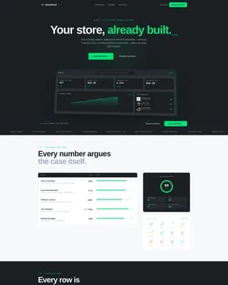 Storefront - Startup Velocity Ecommerce Landing Page Template