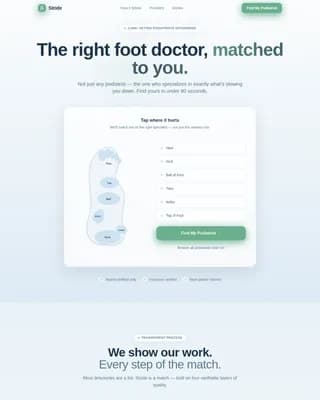 Clinic — Pro Podiatrist Directory Landing Page Template