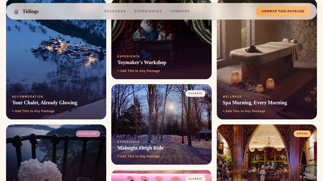 Caravan — Luxury Holiday Travel Landing Page Template