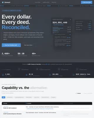 Church & Religious Software Professional Website Template