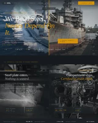 Navigate — Strategic Shipbuilding Directory Landing Page Template