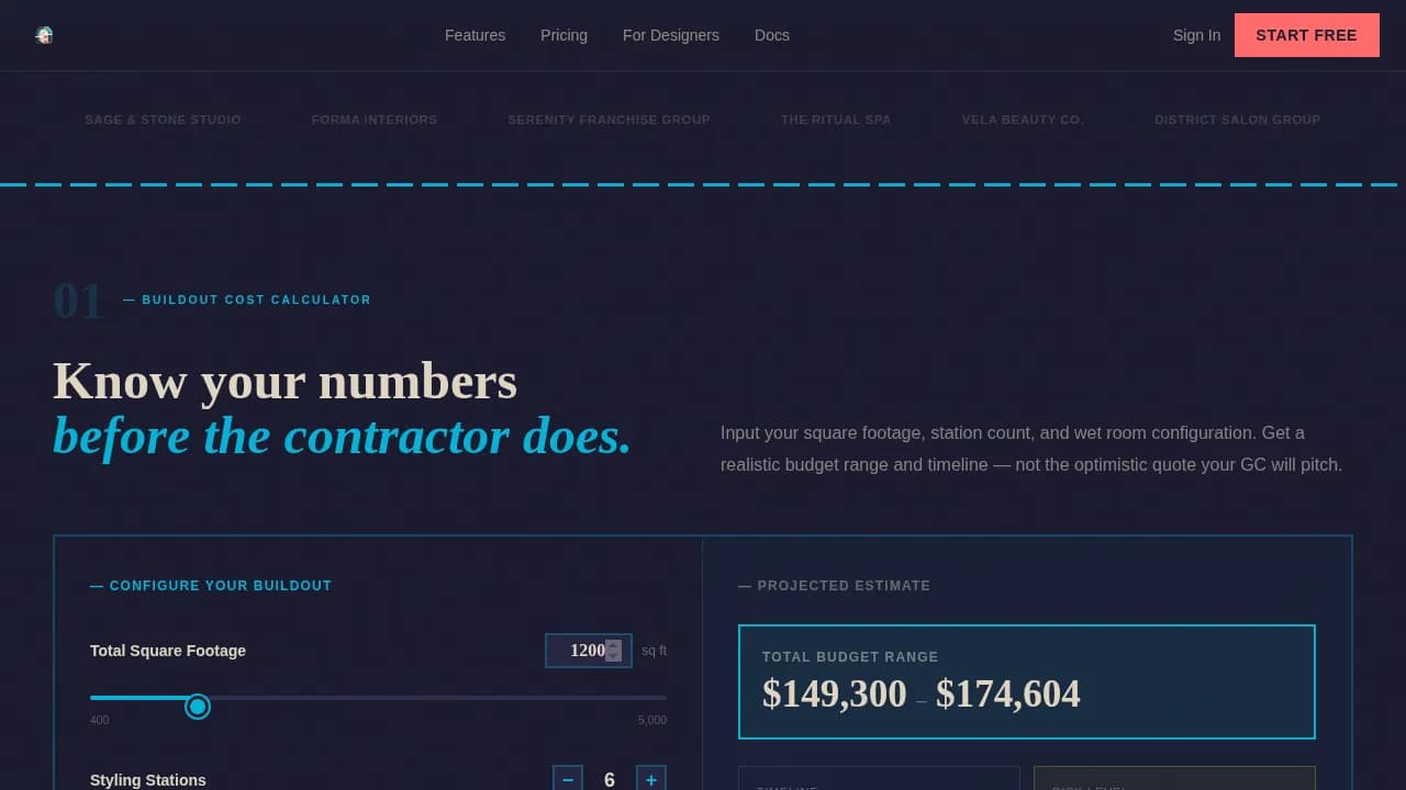 Manage — Bold Salon Operations Landing Page Template