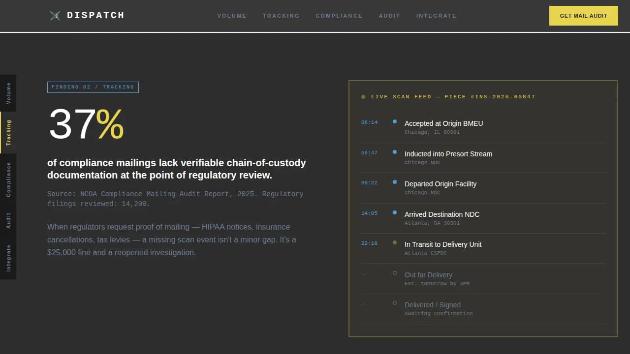 Dispatch — Streamlined Logistics Operations Landing Page Template