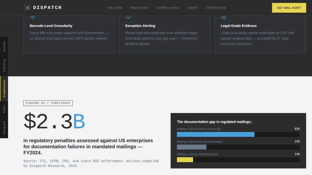 Dispatch — Streamlined Logistics Operations Landing Page Template