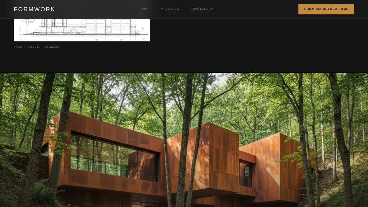 Formwork — Innovative Home Design Landing Page Template