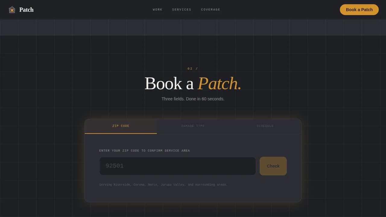 Restore — Professional Drywall Finishing Landing Page Template