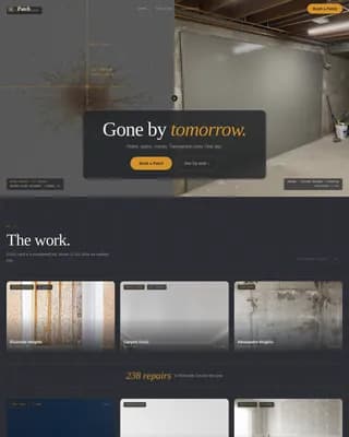 Restore — Professional Drywall Finishing Landing Page Template