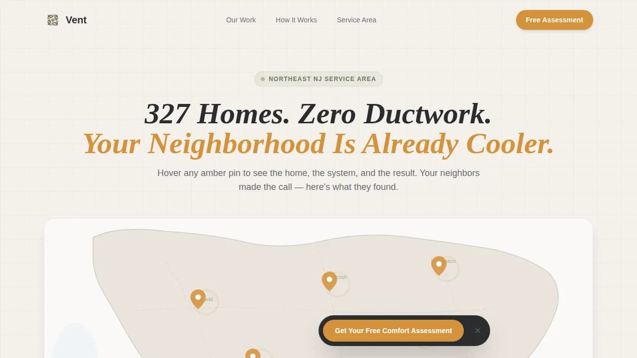 Airflow — Reliable HVAC Installation Landing Page Template