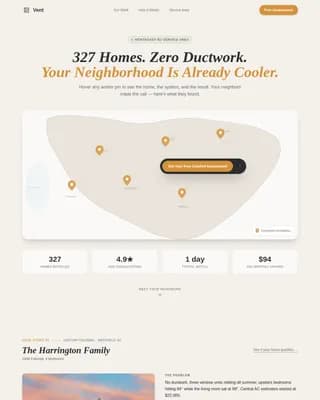 Airflow — Reliable HVAC Installation Landing Page Template