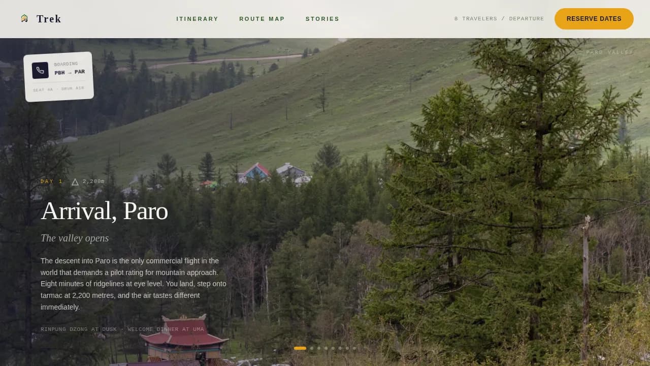 Summit — Exclusive Mountain Expedition Landing Page Template