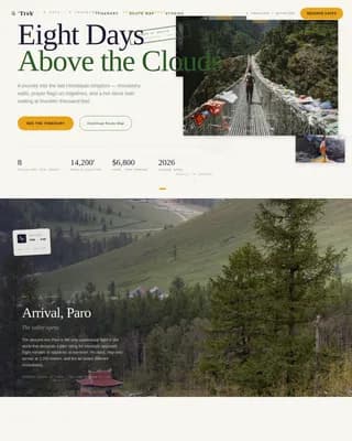 Summit — Exclusive Mountain Expedition Landing Page Template