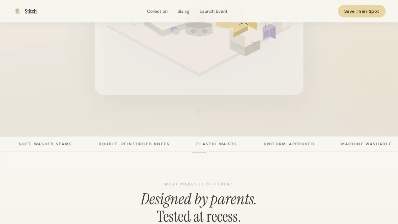Weave — Trusted Children Fashion Landing Page Template