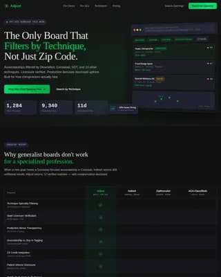 Align — Specialized Chiropractic Careers Landing Page Template