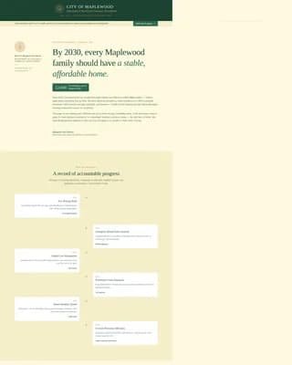 Community — Reliable Housing Solutions Landing Page Template