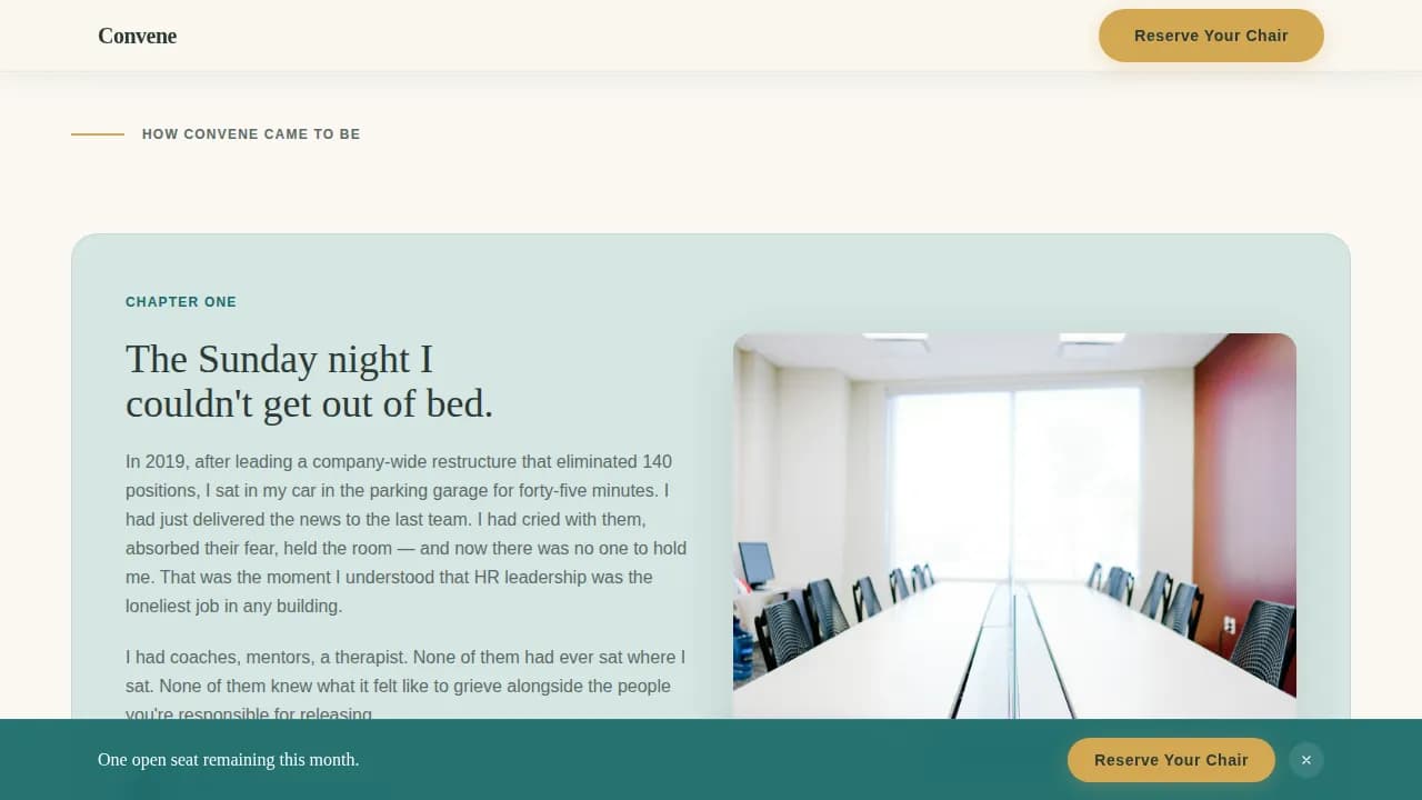 Circle — Inclusive HR Leaders Community Landing Page Template