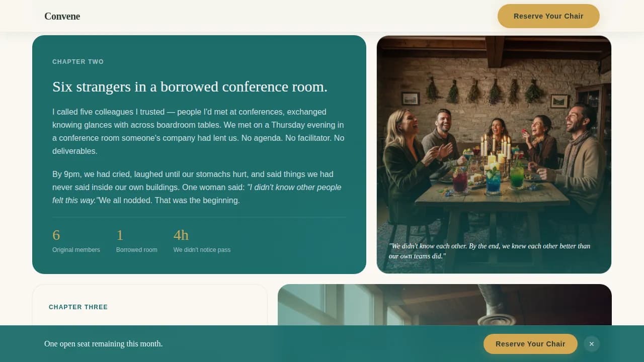 Circle — Inclusive HR Leaders Community Landing Page Template