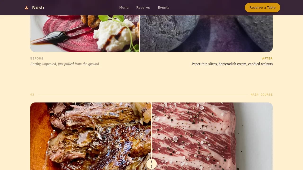 Savor — Authentic Kosher Dining Landing Page Template