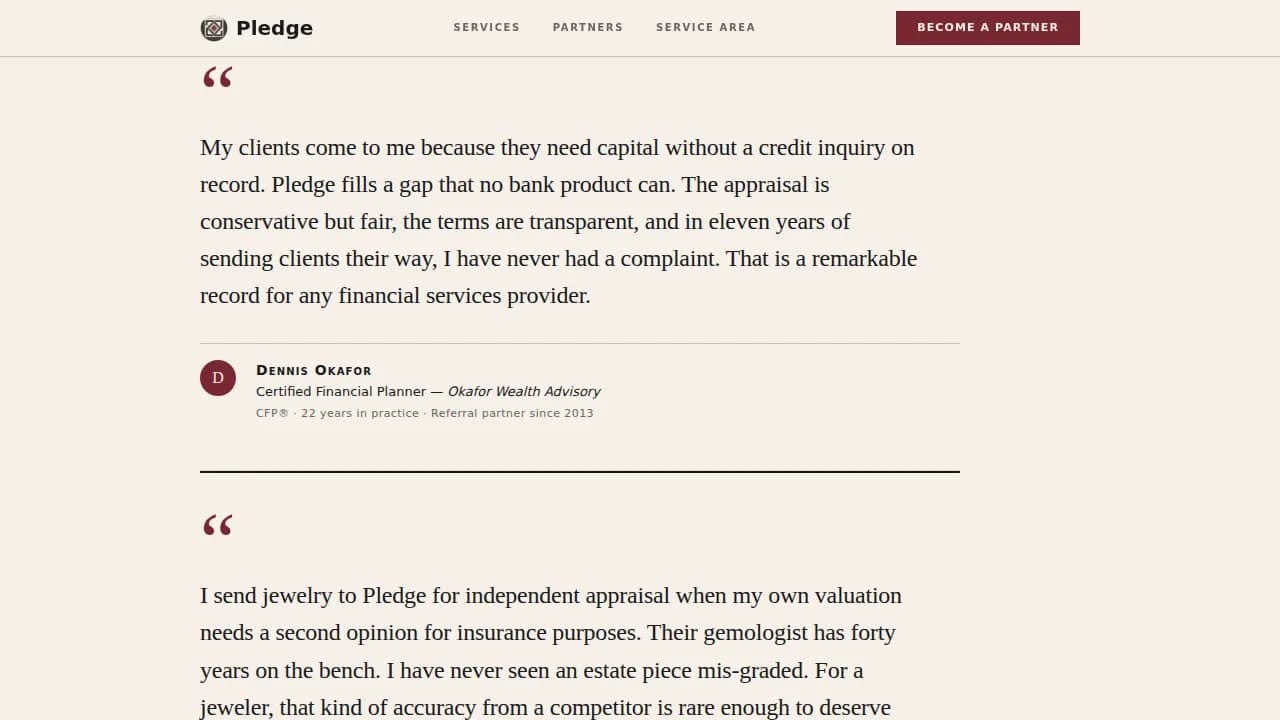Secure — Reliable Asset-Based Lending Landing Page Template