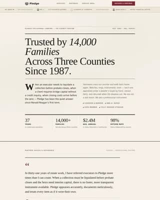 Secure — Reliable Asset-Based Lending Landing Page Template