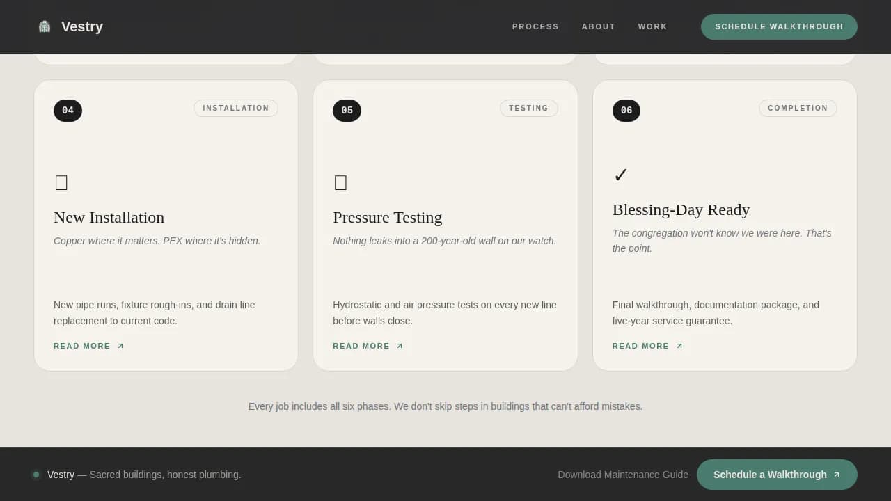 Conduit — Expert Plumbing Contractor Landing Page Template