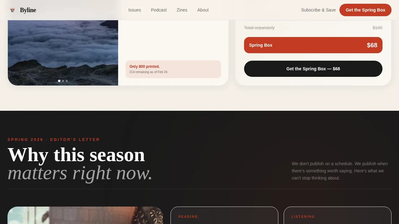 Voice — Bold Women-Owned Media Landing Page Template