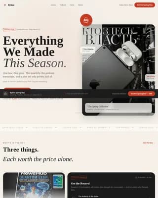 Voice — Bold Women-Owned Media Landing Page Template