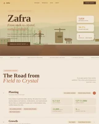 Crop & Grain Farming Professional Website Template