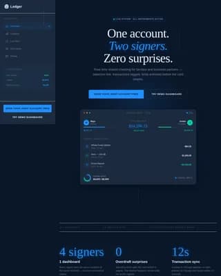 Unite — Flexible Joint Account Management Landing Page Template