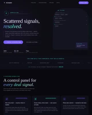 Automate — Advanced Robotics Revenue Pipeline Landing Page Template