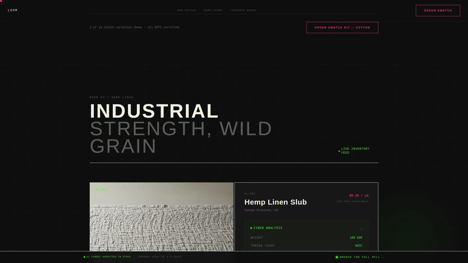 Sustainable & Ethical Fashion Professional Website Template