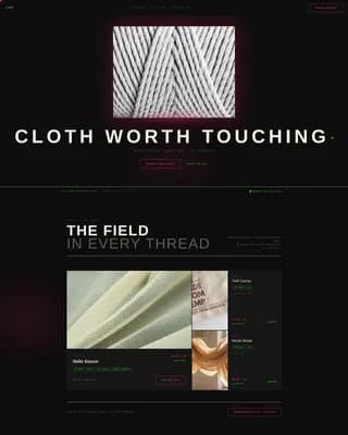 Sustainable & Ethical Fashion Professional Website Template