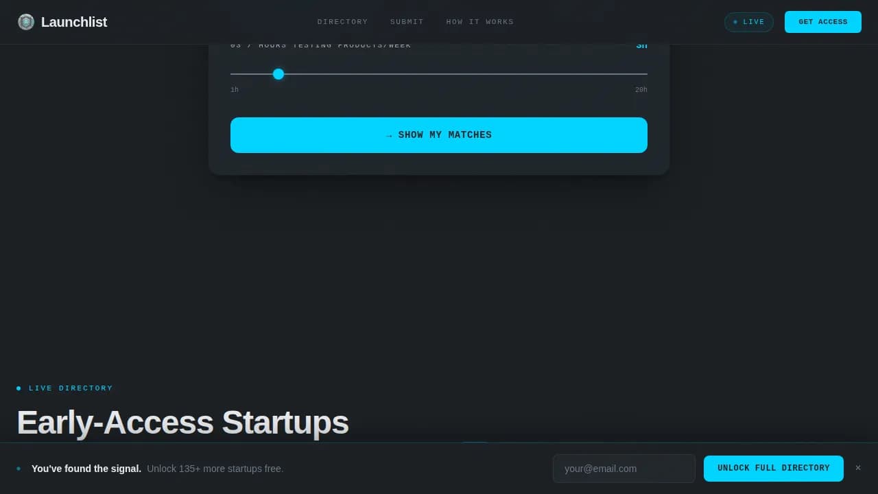 Debut — Exclusive Product Discovery Landing Page Template