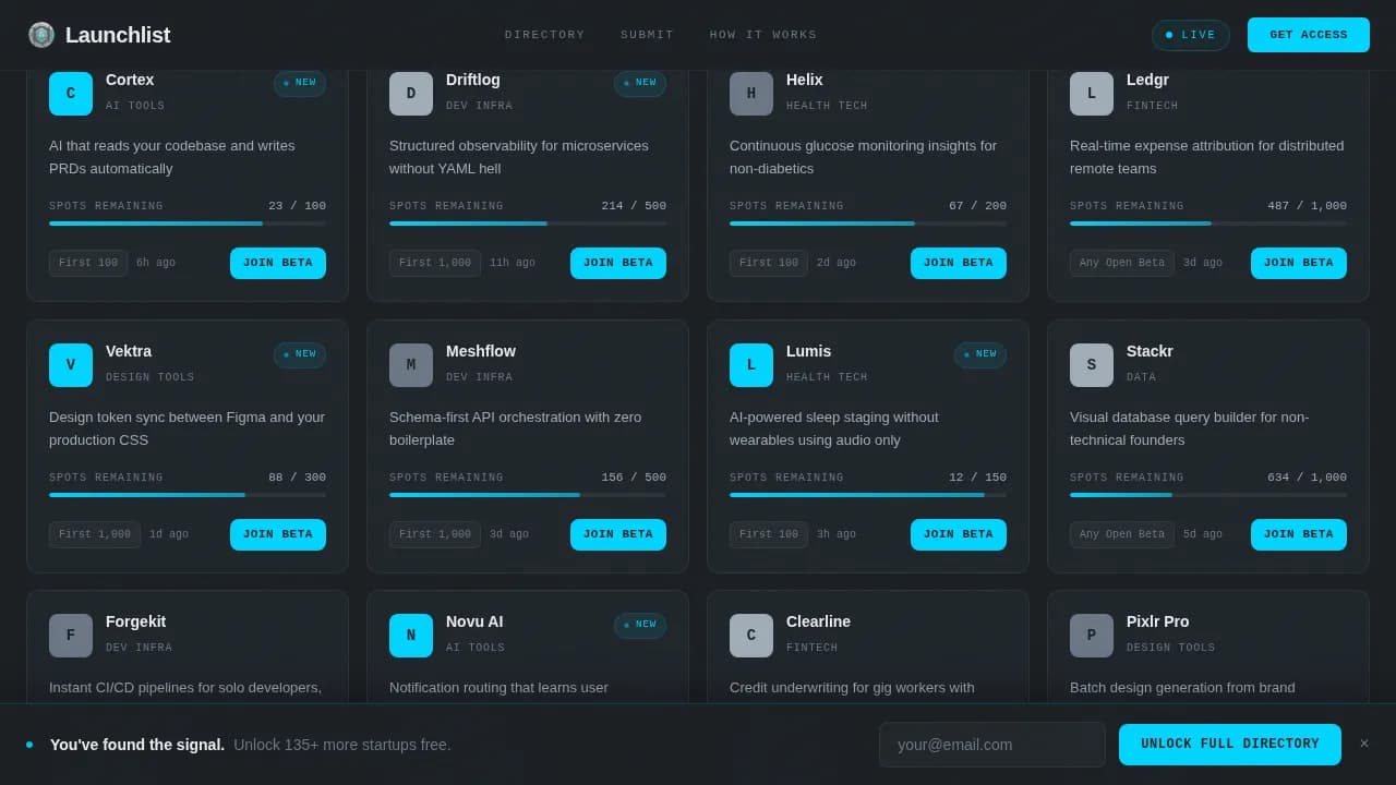 Debut — Exclusive Product Discovery Landing Page Template