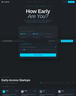 Debut — Exclusive Product Discovery Landing Page Template