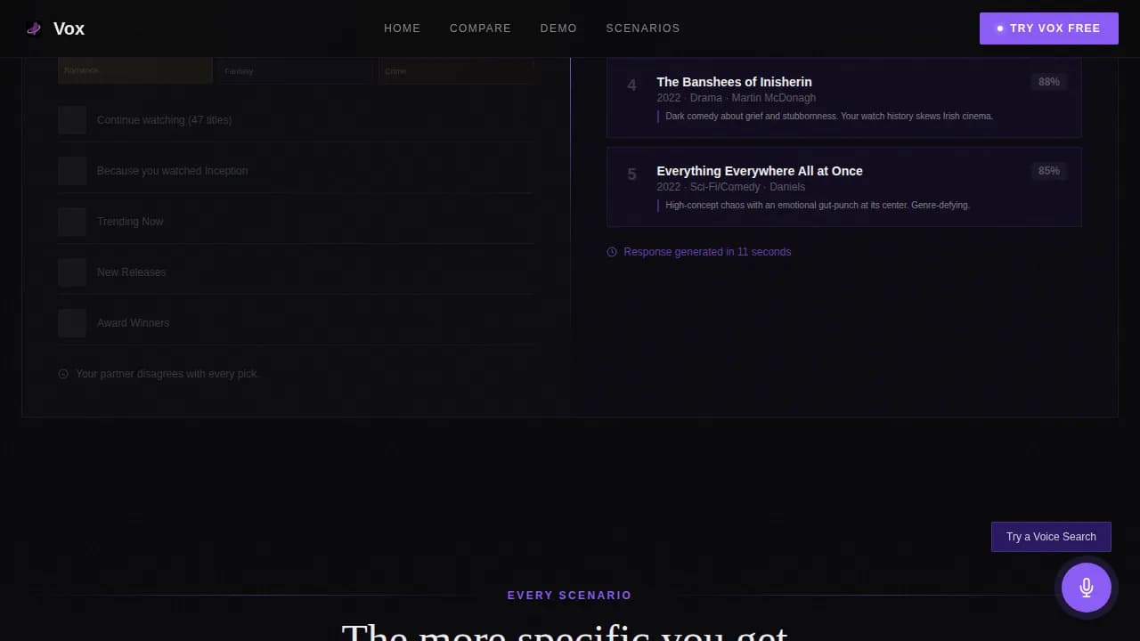 AI for Entertainment Comparison Website Template