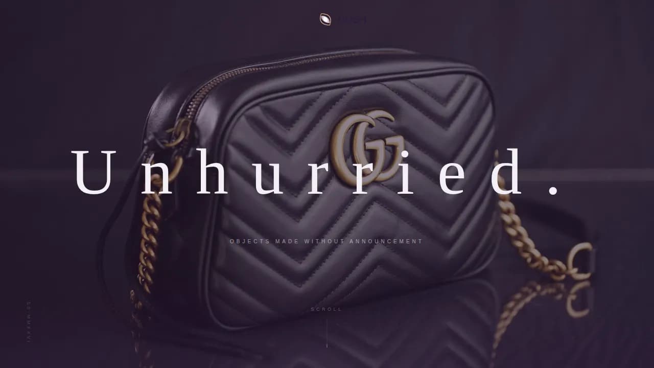 Whisper — Refined Luxury Goods Landing Page Template