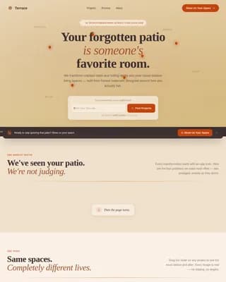 Vista — Luxury Outdoor Design Landing Page Template